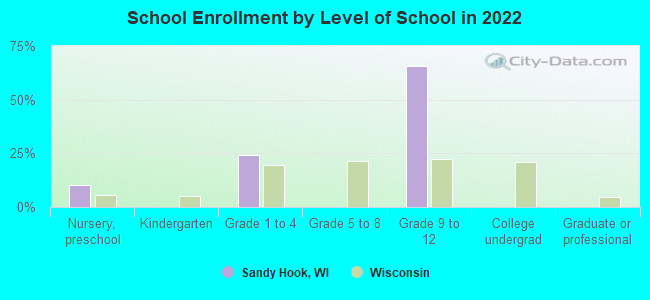 School Enrollment by Level of School in 2022