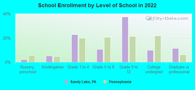 School Enrollment by Level of School in 2022