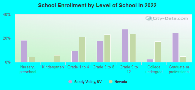 School Enrollment by Level of School in 2022