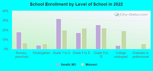 School Enrollment by Level of School in 2022