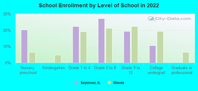 School Enrollment by Level of School in 2022