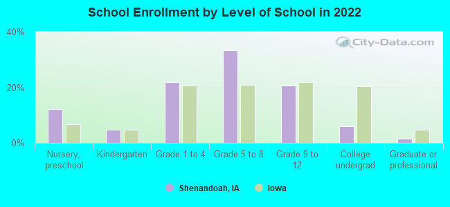 School Enrollment by Level of School in 2022