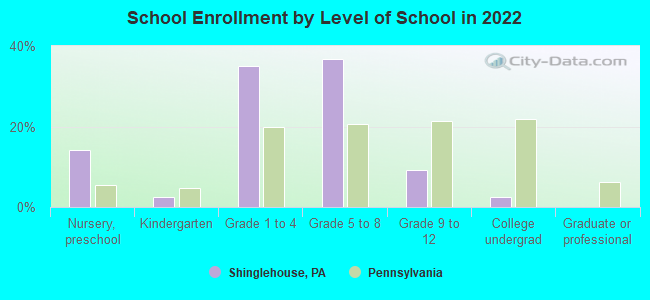 School Enrollment by Level of School in 2022