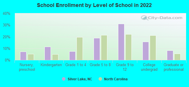 School Enrollment by Level of School in 2022