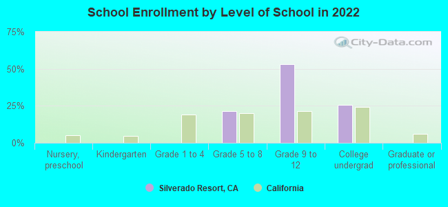 School Enrollment by Level of School in 2022