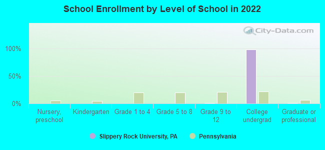 School Enrollment by Level of School in 2022