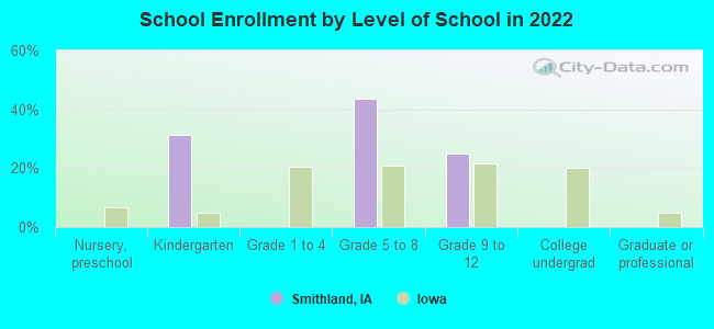 School Enrollment by Level of School in 2022