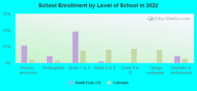 School Enrollment by Level of School in 2022