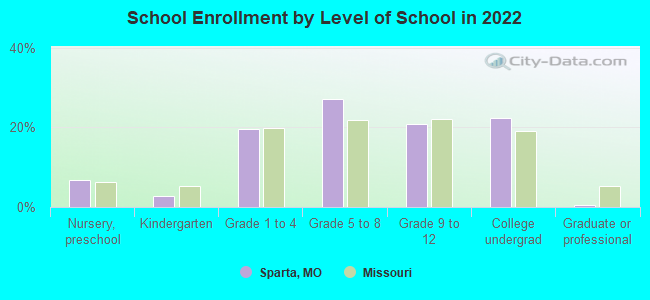 School Enrollment by Level of School in 2022