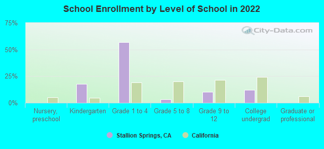 School Enrollment by Level of School in 2022