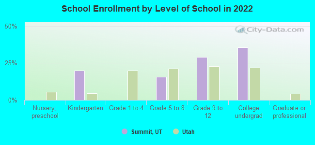 School Enrollment by Level of School in 2022