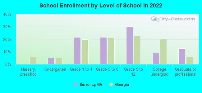 School Enrollment by Level of School in 2022