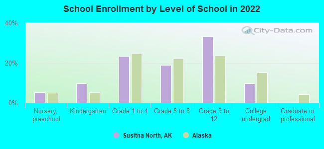 School Enrollment by Level of School in 2022