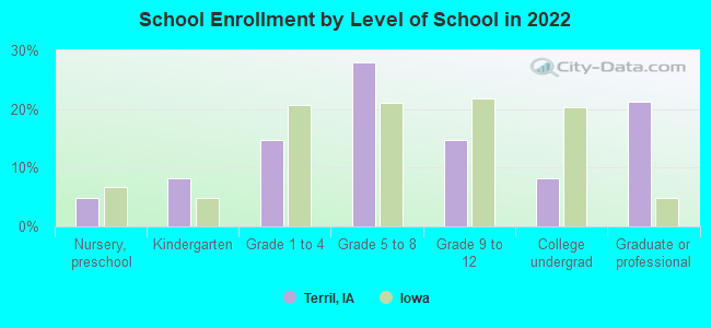 School Enrollment by Level of School in 2022