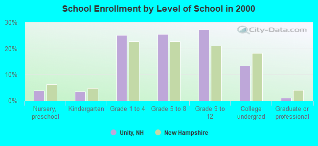 School Enrollment by Level of School in 2000