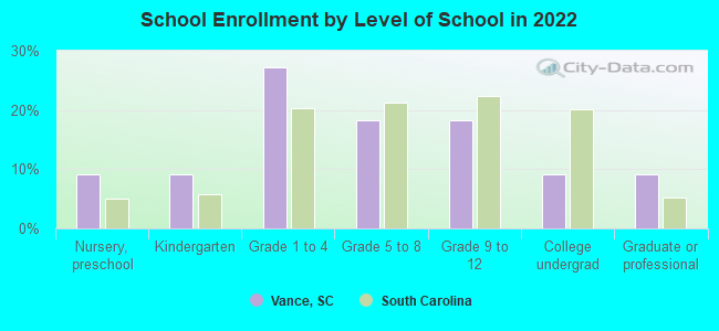 School Enrollment by Level of School in 2022