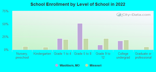 School Enrollment by Level of School in 2022