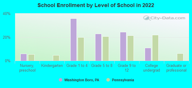 School Enrollment by Level of School in 2022