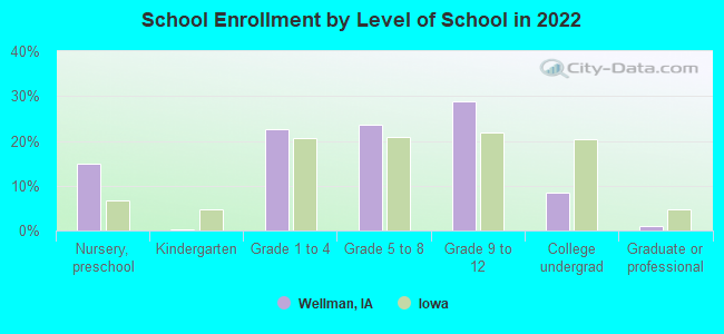 School Enrollment by Level of School in 2022