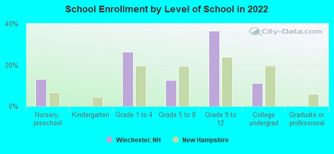 School Enrollment by Level of School in 2022