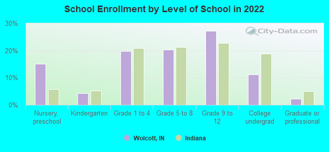 School Enrollment by Level of School in 2022