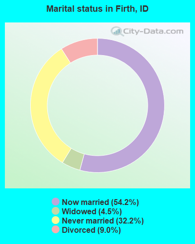 Marital status in Firth, ID