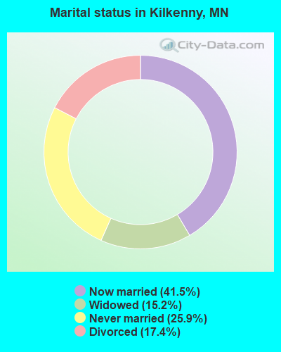 Marital status in Kilkenny, MN