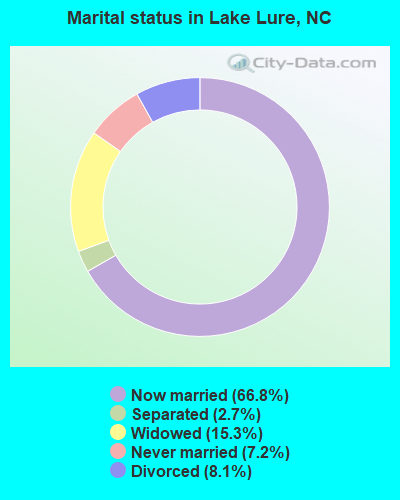 Marital status in Lake Lure, NC