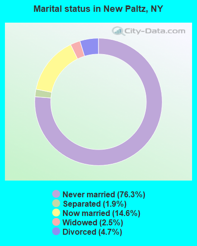 Marital status in New Paltz, NY