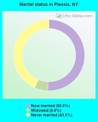 Marital status in Plessis, NY