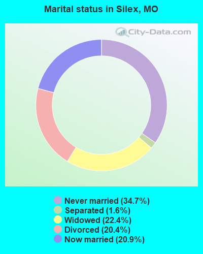 Marital status in Silex, MO