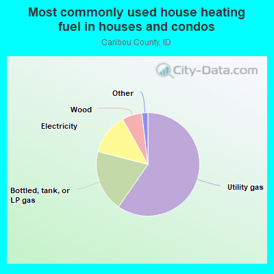 Most commonly used house heating fuel in houses and condos