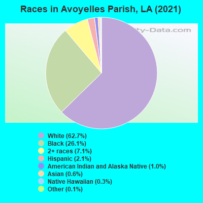 Races in Avoyelles Parish, LA (2021)