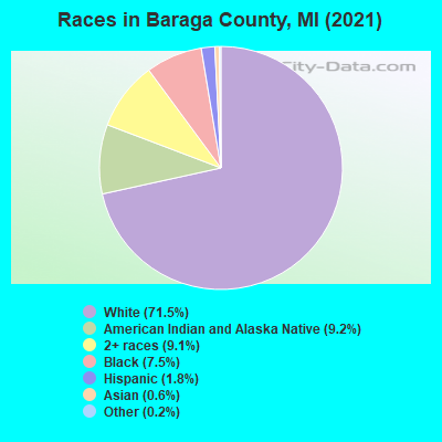Races in Baraga County, MI (2022)