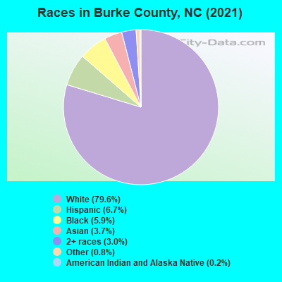 Races in Burke County, NC (2021)