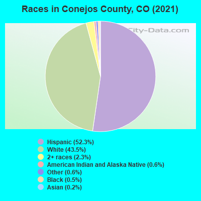 Races in Conejos County, CO (2019)