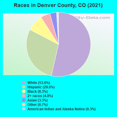 Races in Denver County, CO (2021)