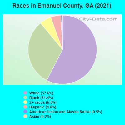 Races in Emanuel County, GA (2019)