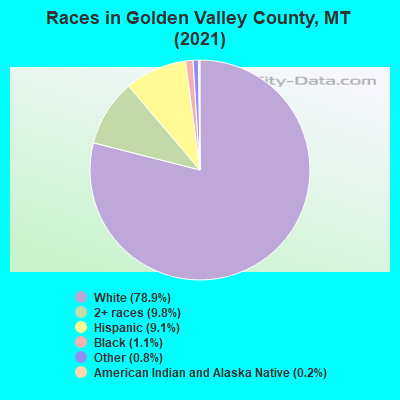 Races in Golden Valley County, MT (2021)