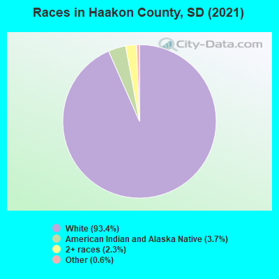 Races in Haakon County, SD (2019)
