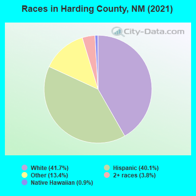 Races in Harding County, NM (2022)