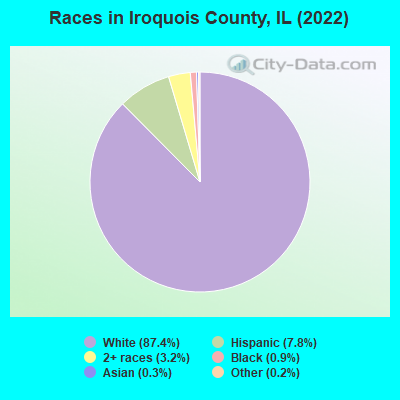 Races in Iroquois County, IL (2022)