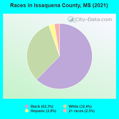 Races in Issaquena County, MS (2022)