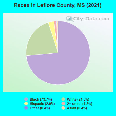 Races in Leflore County, MS (2022)