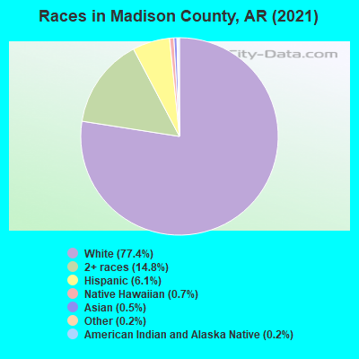 Races in Madison County, AR (2019)