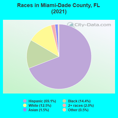 Races in Miami-Dade County, FL (2019)