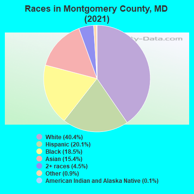 Races in Montgomery County, MD (2021)