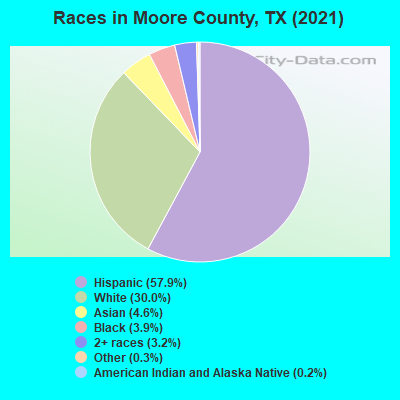 Races in Moore County, TX (2019)