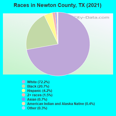 Races in Newton County, TX (2019)