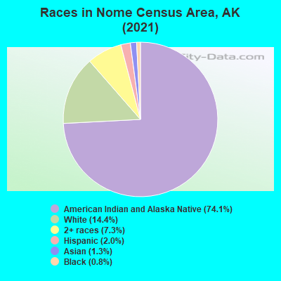 Races in Nome Census Area, AK (2022)